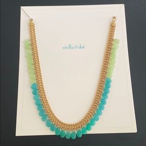 Stella & Dot - Ombre Teardrop Chain Necklace